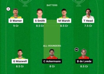 AUS vs NED Dream11 Prediction Fantasy Cricket Tips Possible XI Pitch Report: ODI World Cup 2023 Match 24