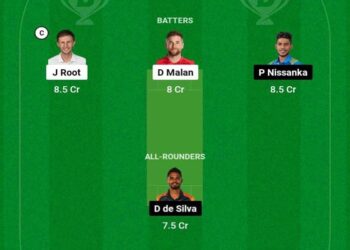 ENG vs SL Dream11 Prediction Fantasy Cricket Tips Possible XI Pitch Report: ODI World Cup 2023 Match 25