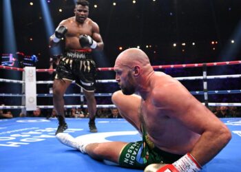 Francis Ngannou’s epic knockdown: Watch dumbstruck Tyson Fury get floored from all angles (Video)