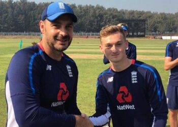 Viral cricket runout: England U19 batter dismissed in freak helmet incident