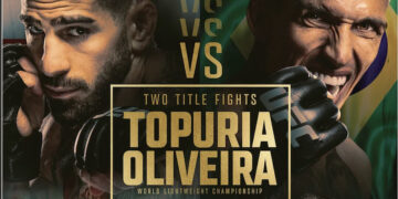 Staredowns! UFC 317 press conference face offs featuring Topuria-Oliveira, Pantoja-Kara France and more! (Video)