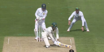 [Watch] WTC 2023-25 Final: Alex Carey gifts wicket with reverse-sweep to Keshav Maharaj