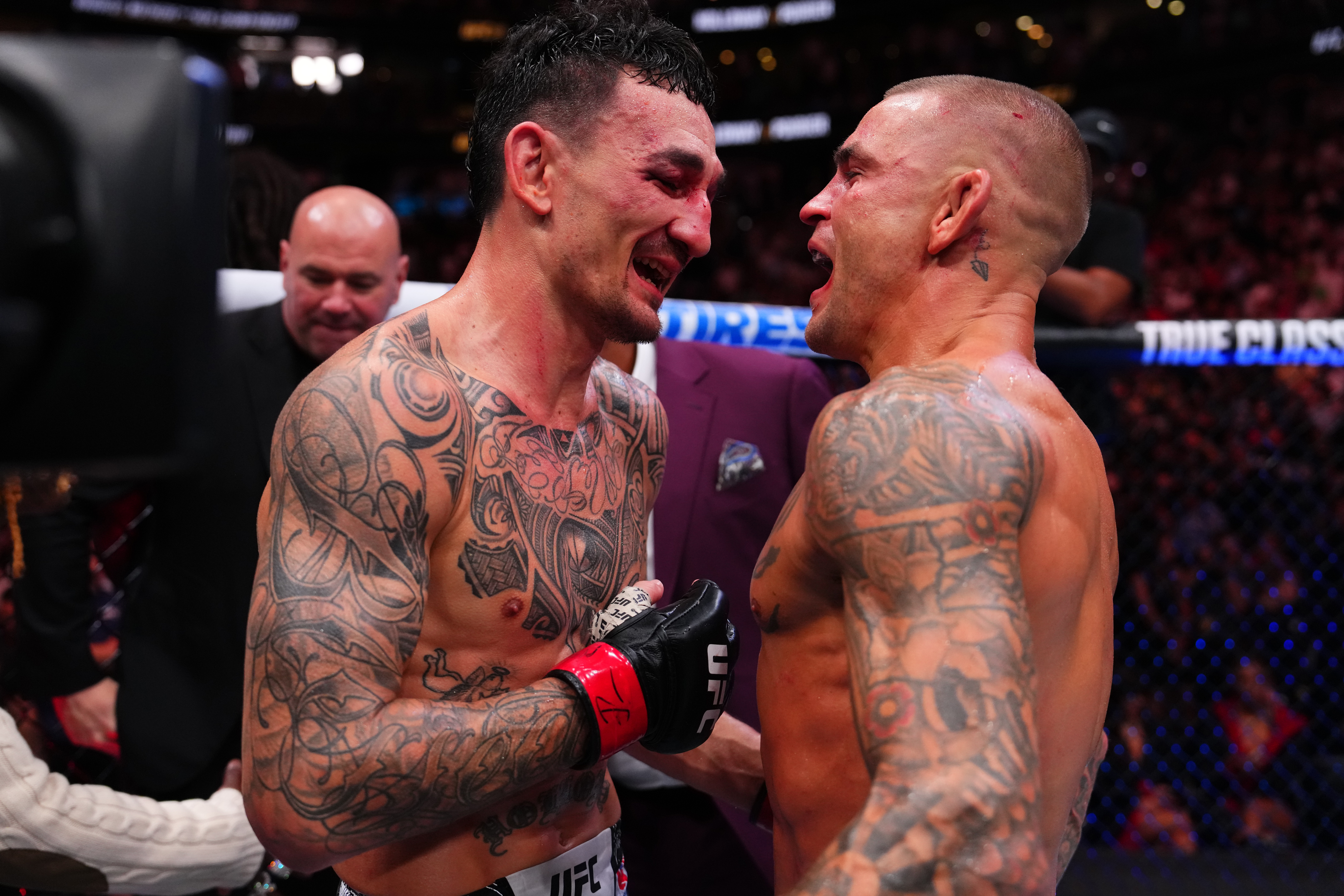 Midnight Mania! Good Guy Holloway Donates UFC 318 Gloves To Poirier’s Charity