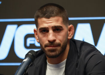 Ilia Topuria melts down after Terence Crawford steals his walkout song