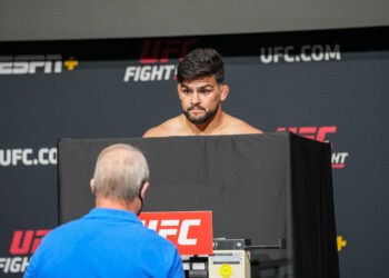UFC fighter previously banned from welterweight now too heavy for middleweight, misses by five pounds for ‘Noche’ main card