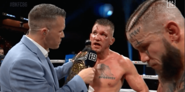 BKFC Highlights: Julian Lane loses title as BKFC 86 main event goes to overtime