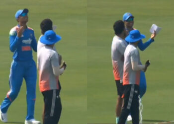 [WATCH] Shubman Gill prays to god before toss ahead of 1st IND vs NZ ODI