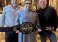 The champ is here! Zuffa Boxing awards first diamond-encrusted belt — but not to an actual boxer