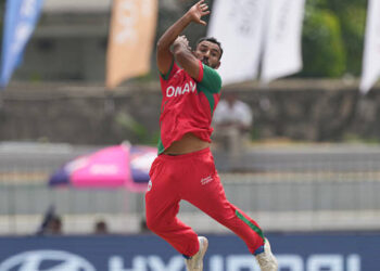 Video of the Day: T20 World Cup 2026 - Oman's Shakeel Ahmad reproduces iconic CR7 celebration after dismissing Harry Tector