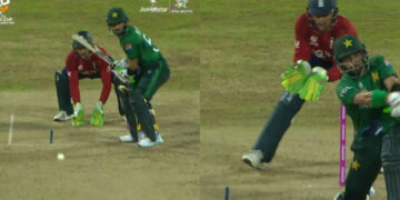 Video of the Day: T20 World Cup 2026 – Sahibzada Farhan launches a 100m rocket into the Sri Lankan stands