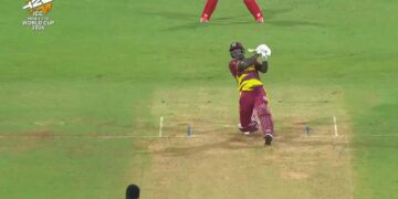 [WATCH] T20 World Cup 2026: Rovman Powell treats Wankhede fans with gigantic 106-metre six versus Zimbabwe | CricTracker