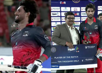 Tilak Varma scores stunning century in Telangana T20 days after leading India A to Tri-Nation Series title