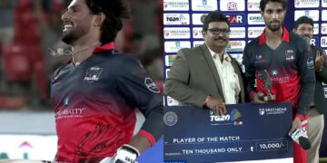 Tilak Varma scores stunning century in Telangana T20 days after leading India A to Tri-Nation Series title