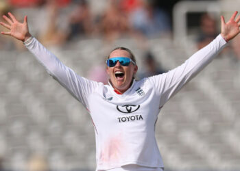 Sophie Ecclestone becomes England's leading wicket-taker during historic Test vs India