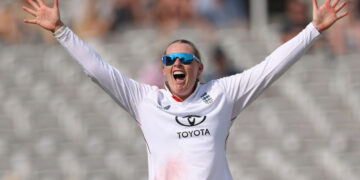 Sophie Ecclestone becomes England's leading wicket-taker during historic Test vs India