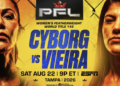 Finalized PFL Tampa fight card, start time, date and location | Cyborg vs. Vieira