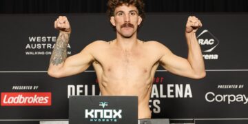UFC Vegas 120 early weigh ins video, live results | Gamrot vs. Salkilld