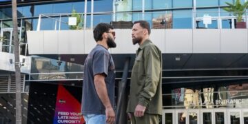 UFC 331 stats called into question after suspicious staredown between Arman and Ruffy (Video)