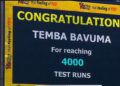 Temba Bavuma becomes 11th South African to reach 4,000 runs in Test cricket