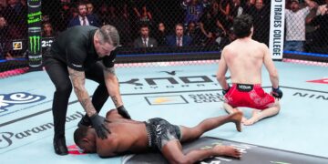 ‘That’s got to be AI’ - Shocked Joaquin Buckley reacts to video of his KO loss at UFC Edmonton